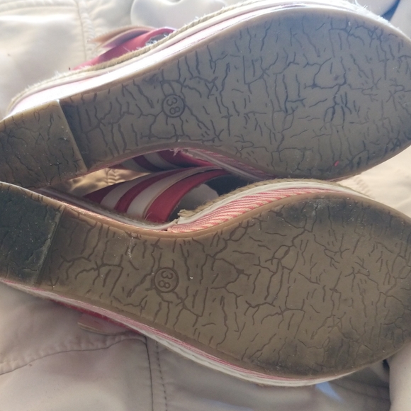 RENEEZE Euro Style Pink Wedges - Picture 6 of 6